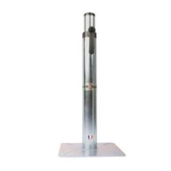 PIED TELESCOPIQUE BASE CARRE