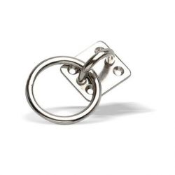 PLATINE INOX + ANNEAU DIAM...